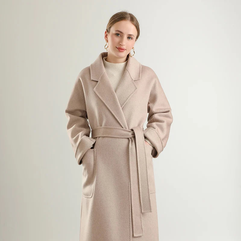 Double Faced Wool Korean Coat