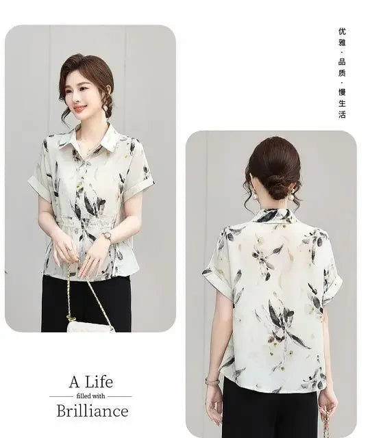 Printed Summer Casual Shirt Women