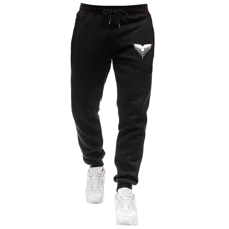 Men's Tracksuit Zipper Coat and Black Sweatpants Outdoor Casual Sporty Hoodie Jogging Suit Male Autumn Training Set Sweatshirts