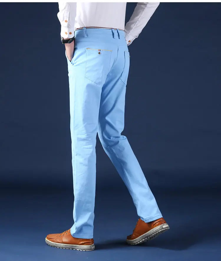 Classic Cotton Office Suit Pants