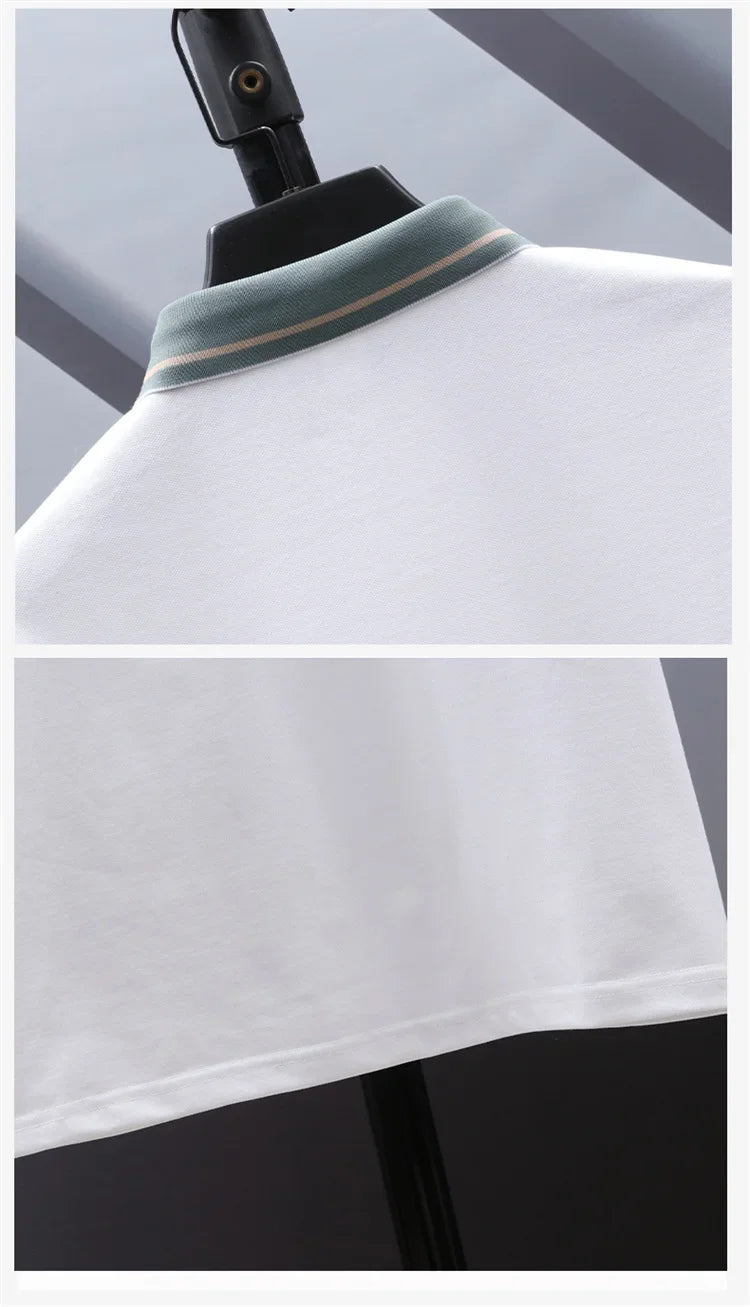Loose Plus Size Cotton Polo