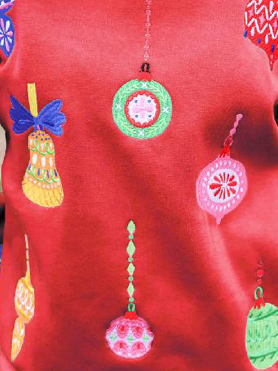 Reindeer Knit Holiday Pullover
