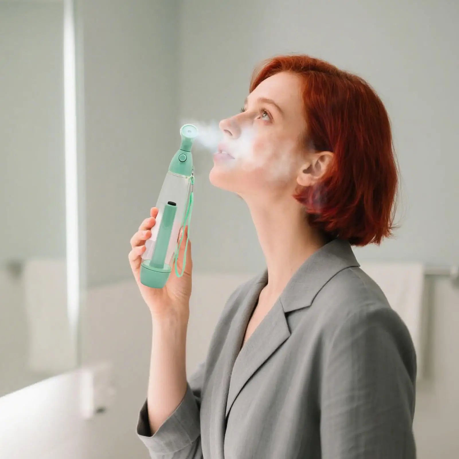 Facial Mister Moisturizing Handheld Mist Sprayer Small Skin Care Tools Portable Humidifier Steamer for Outdoor Makeup Home