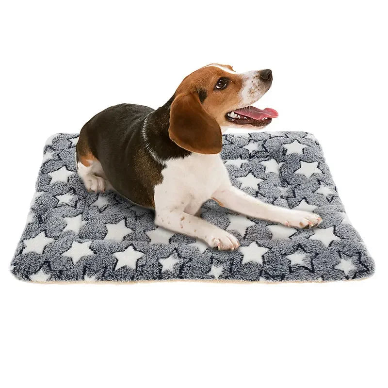 Soft Pet Bed Mats Short Plush Pet Sleeping Bed Mats for Cats Dogs Cute Pad Blanket Warm Kitten Cushion Cat Accessories