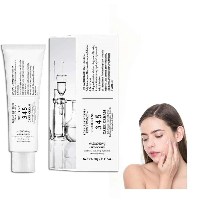 345 Skincare Set With Eye Cream Moisturizing Cream Relief Spray Hydrating Soothing Brightening For All Skin Types Sensitive Skin