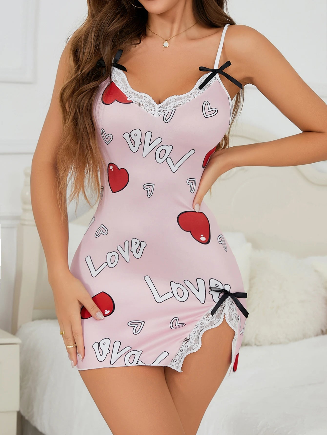Women Floral Slip Nightdress