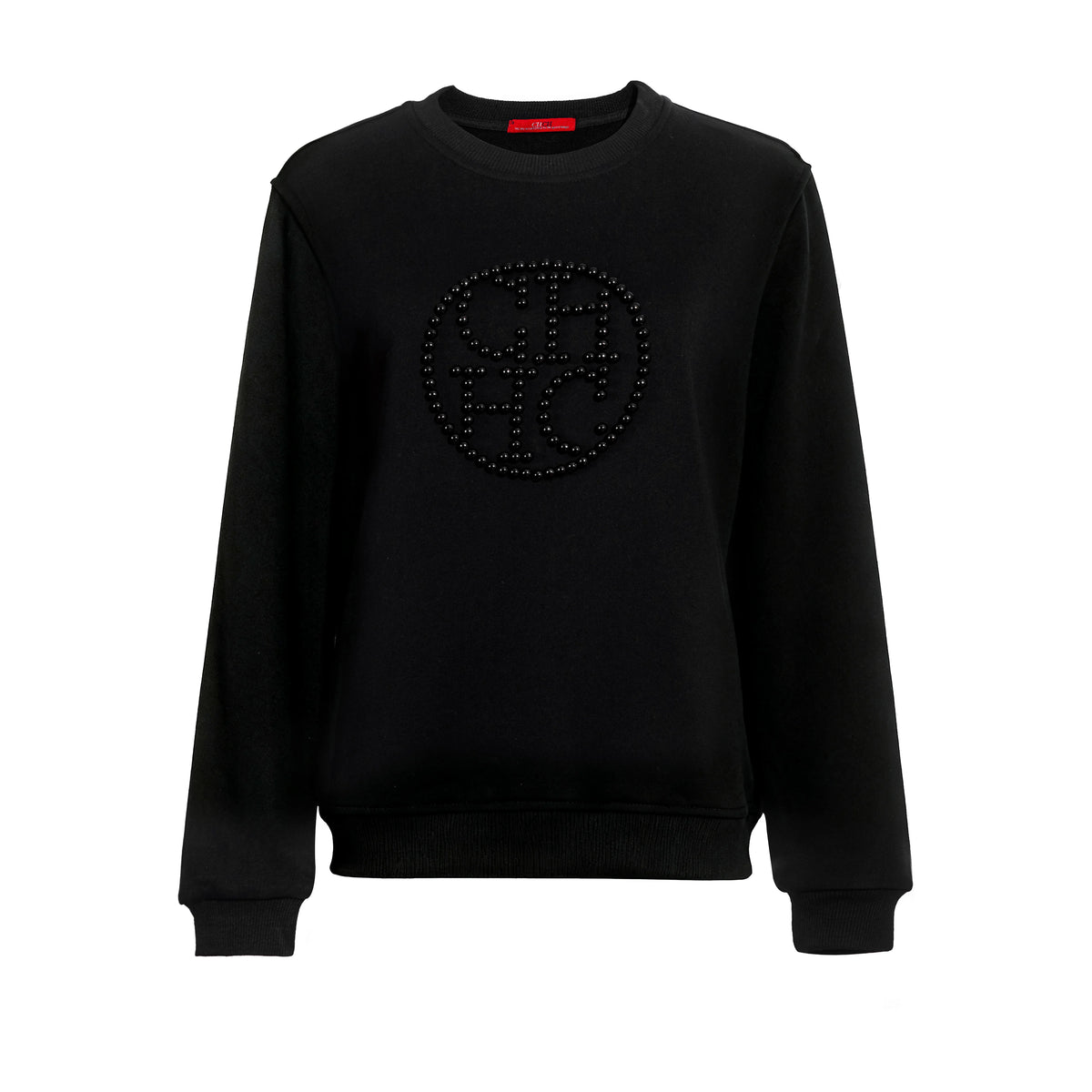 Beaded Casual Pullover Sweatshirt Women
