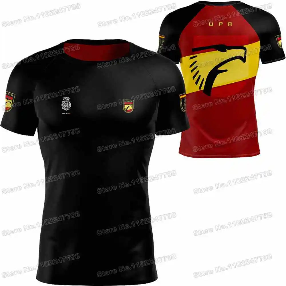 2025 Spain T Shirt Men Outdoor Shirts CNP Clothing Training Tops Downhill MTB Jersey Running Sportswear