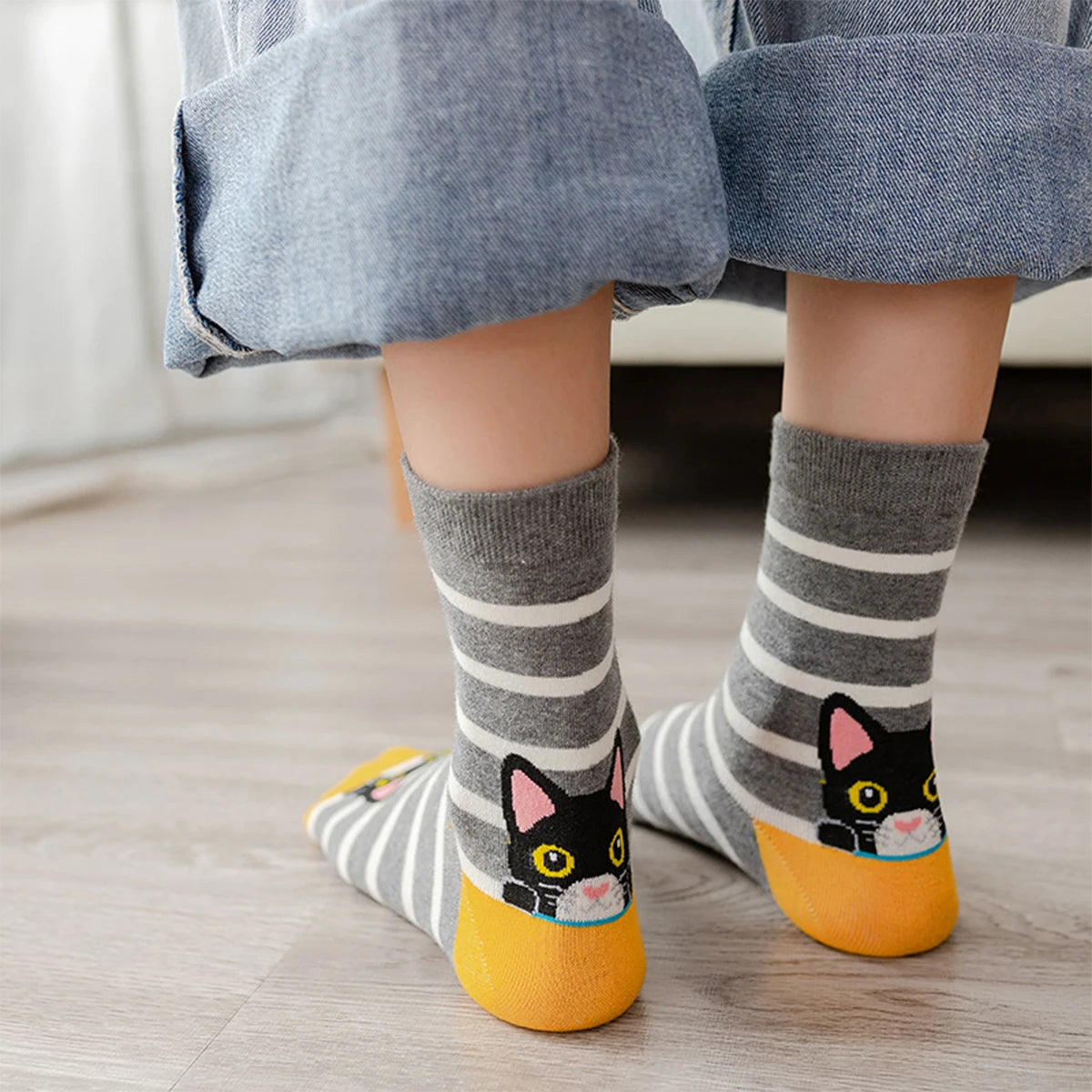 Playful Cat Crew Sock Pack