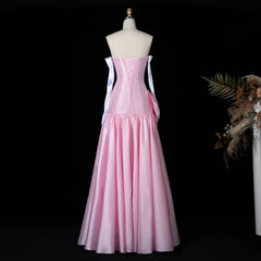 Sharon Said Women' s Elegant Evening Party Dress with Gloves 2026 Simple Wedding Birthday Prom Gowns with Bow SF167 Customized