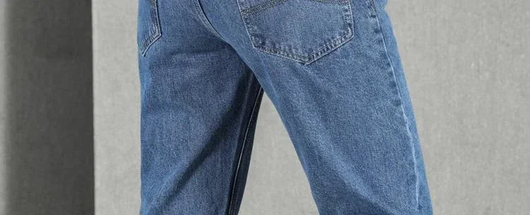 Vintage Loose Straight Work Jeans