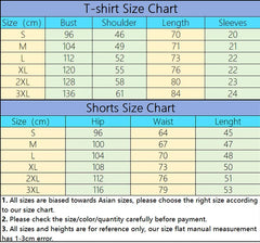 Men's Tracksuit T-shirts and Sports Shorts Urban Casual Fashion Short Sleeve Outfits Male Summer Home Outdoor Comfort Tees Set