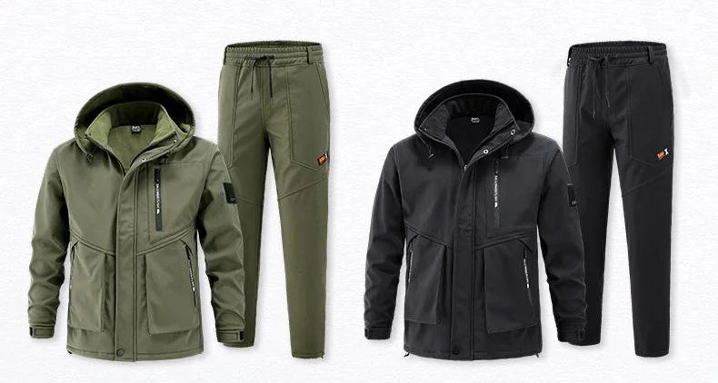 Winter Padded Hiking Jacket Suit