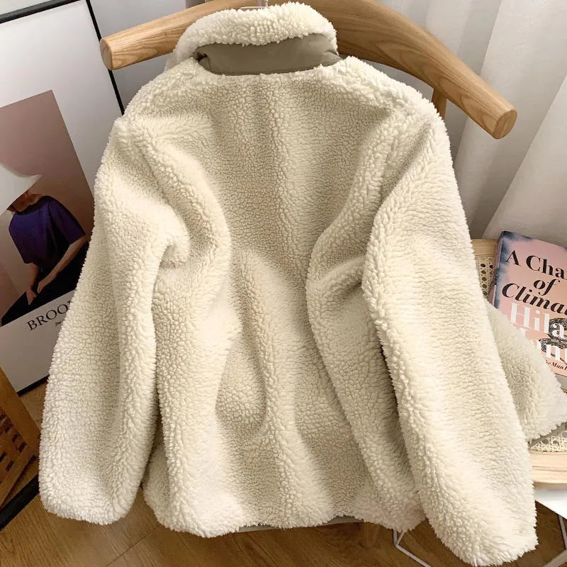 Warm Stand Collar Motorcycle Jacket