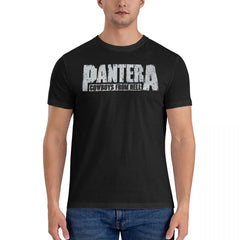 White Band Graphic Cotton Tee