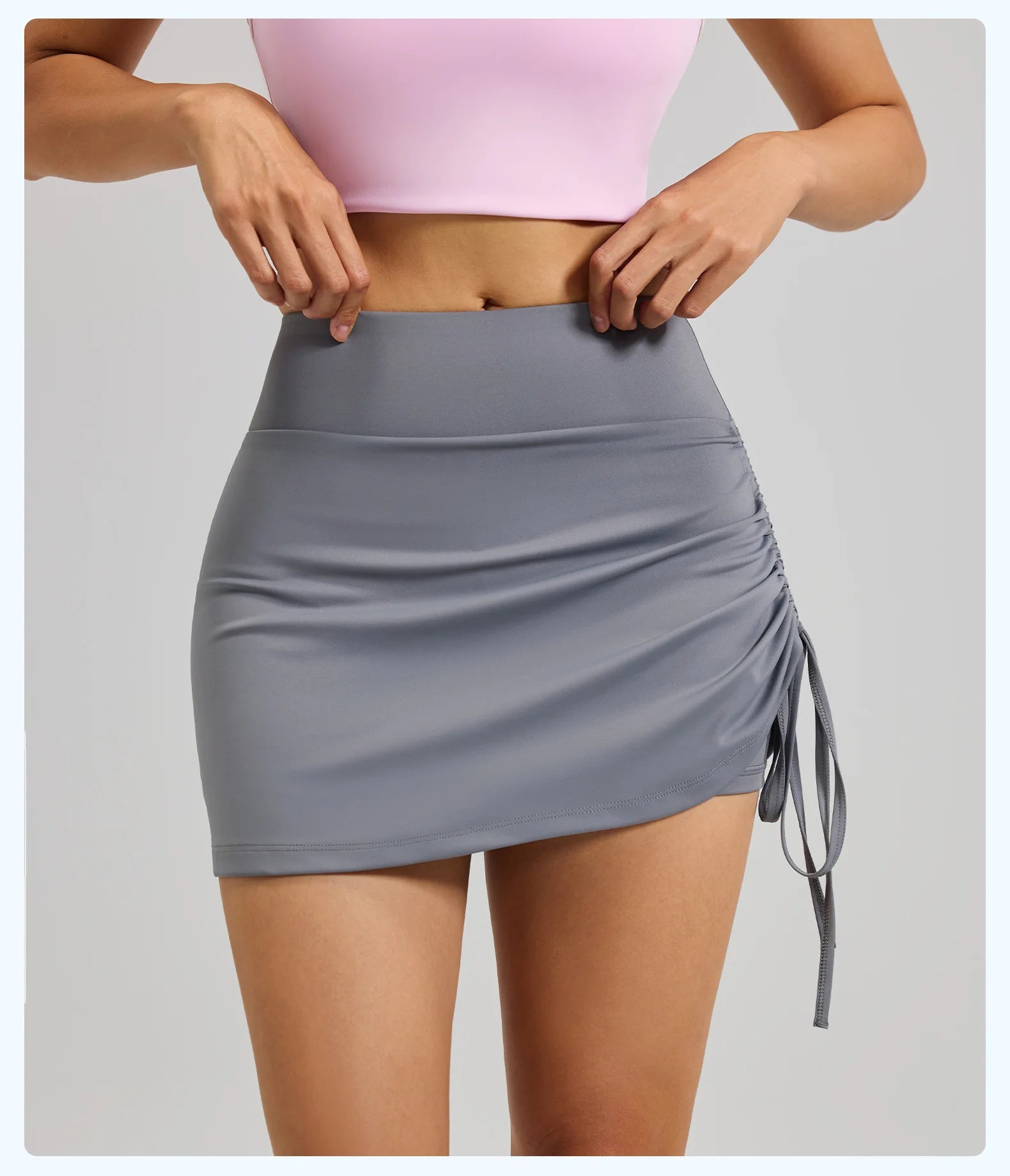 High Elastic Sports Skirt Shorts