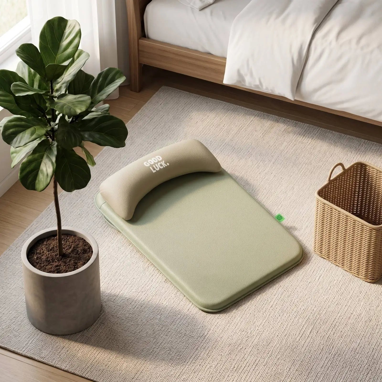 New Pet Bed with Pillow Removable and Washable Pet Mats All-Season Soft Cushion for Dogs and Cats Pet Supplies
