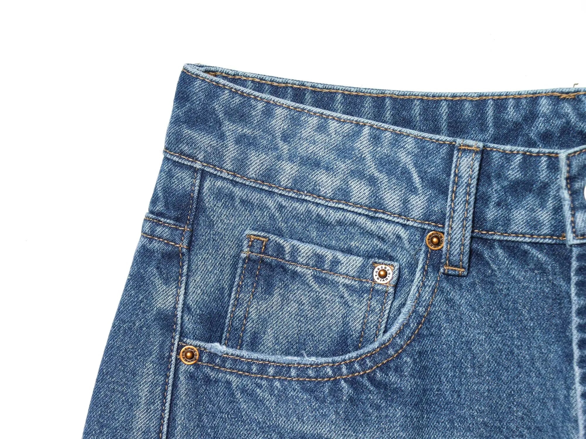 Baggy Straight Denim Street Jeans