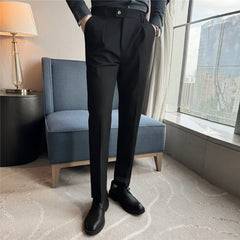 British Slim Fit Business Trousers