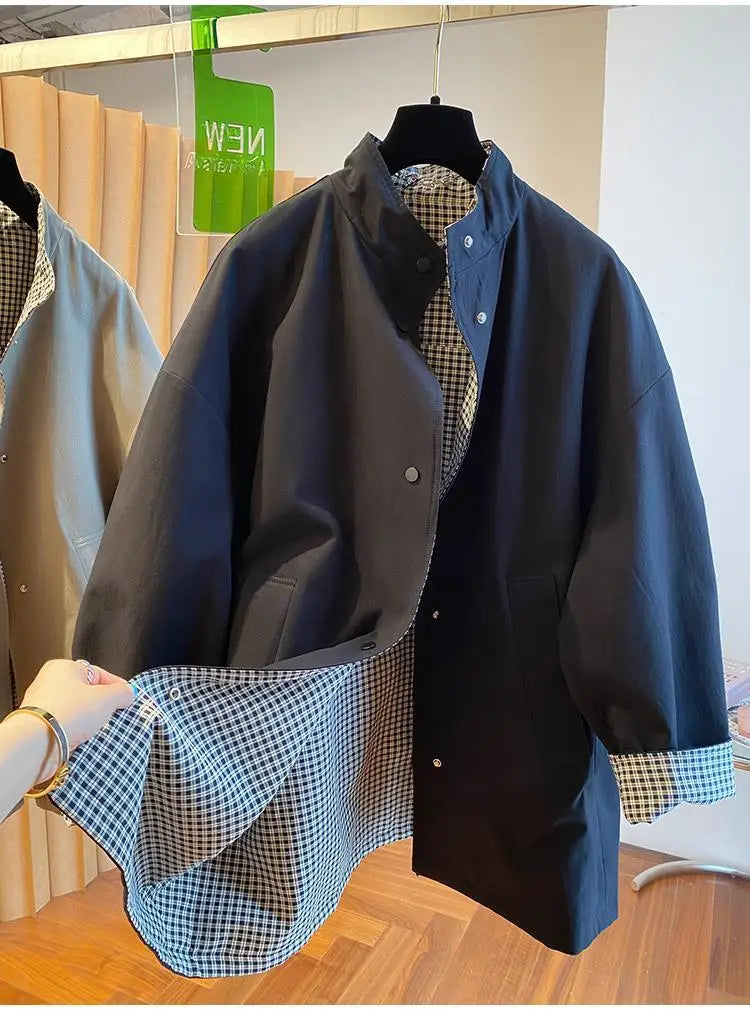 Casual Loose Windbreaker Trench Coat