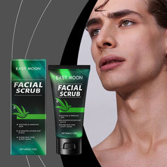 Men's Deep Cleansing Facial Scrub Non-Tight Exfoliating Skin Refreshing Face Care for Men