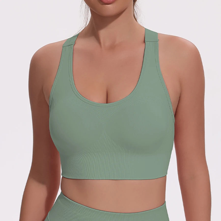 Hollow Out Beautiful Back Yoga Bra