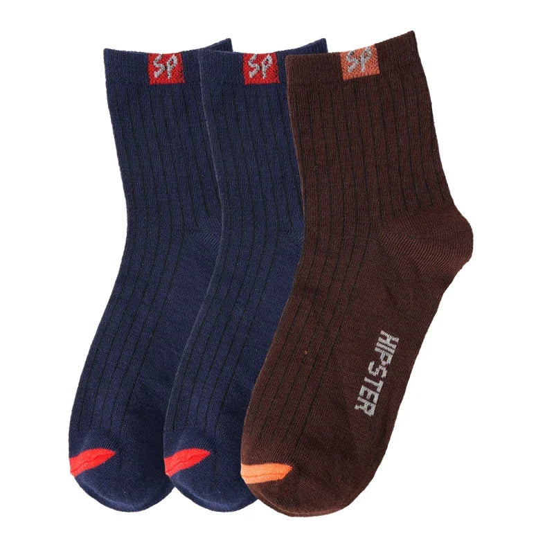 Men’s Breathable Crew Socks (3 Pairs)