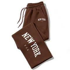 2026 NEW YORK Printed Jogger Pants for Men & Women High Quality Breathable Sweatpants for Running Casual Wear