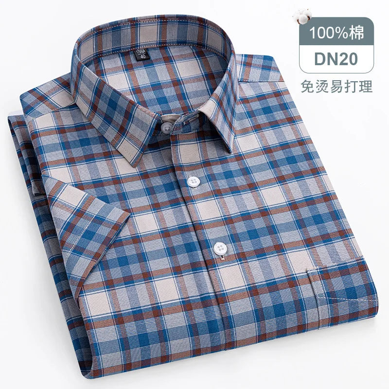 Oversized Cotton Oxford Short Shirt
