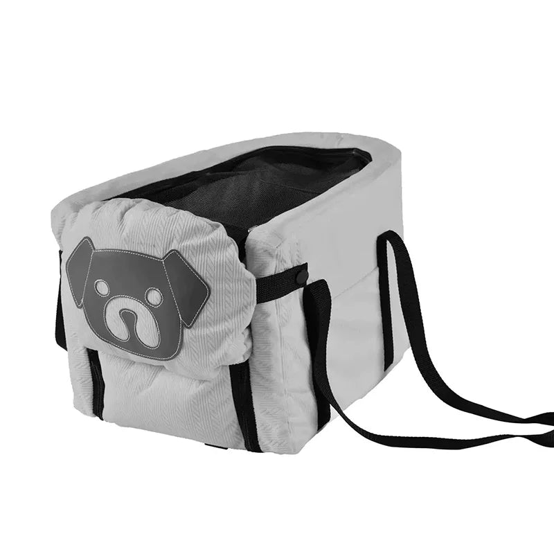 Pet Dog Cat Carrier Backpack Central Console Car Seat Travel Bag Portable Safety Booster Seat For Small Dogs Cats Outdoor Travel