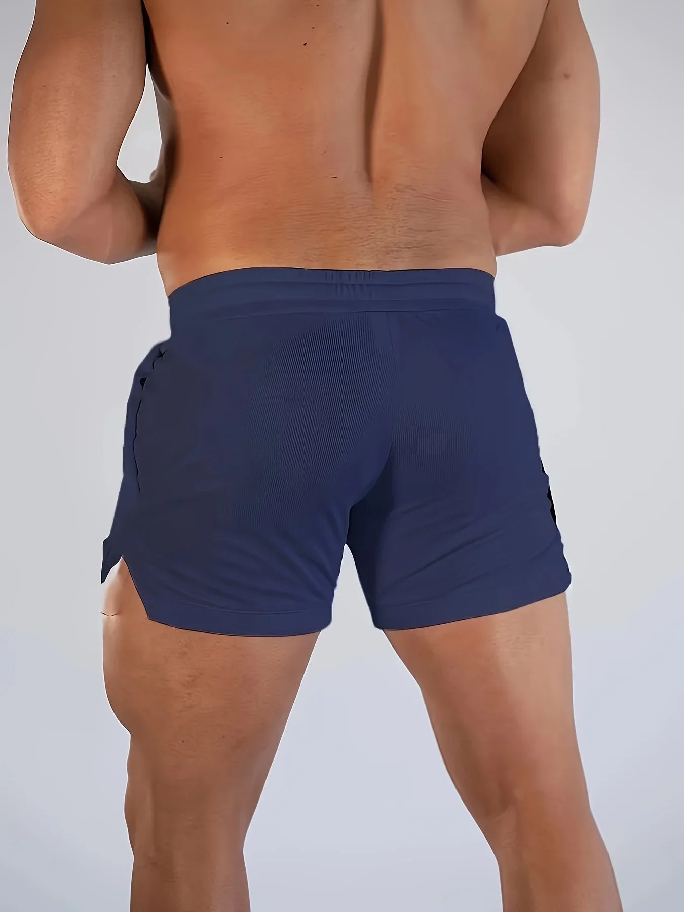Men's Geometric Pattern Basketball Shorts with Mid Waist Micro Elastic Quick Drying Breathable Sports Pants for Running  Fitness