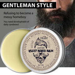 Beard Balm For Men Facial Hair Beard Growth Wax Thicking Softens Moisturizing Nourishing Professional Mustache Cream Beard Care
