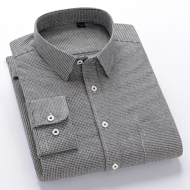 Striped Cotton Long Sleeve Shirt