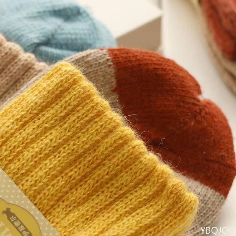 Cozy Patchwork Winter Sock Set