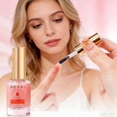 Natural Pink Nail Polish Hardener, Lasting Luster, Smooth Application, Enhance Nail Hardness, and Create Bright Nails