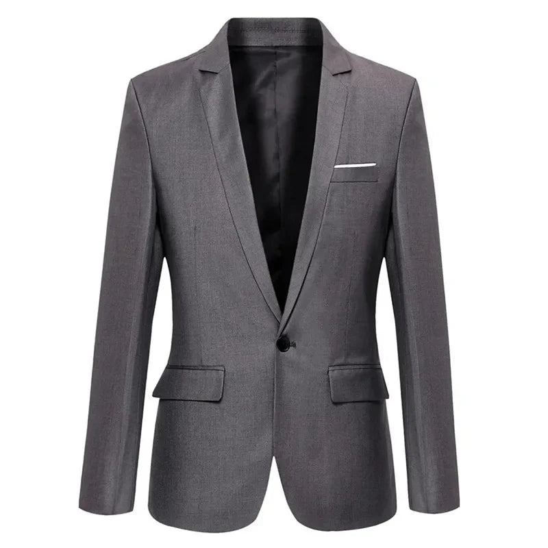 Slim Fit Formal Business Blazer