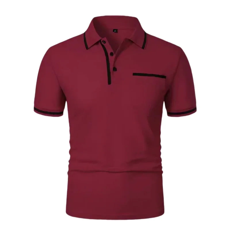 Slim Breathable Summer Pocket Polo