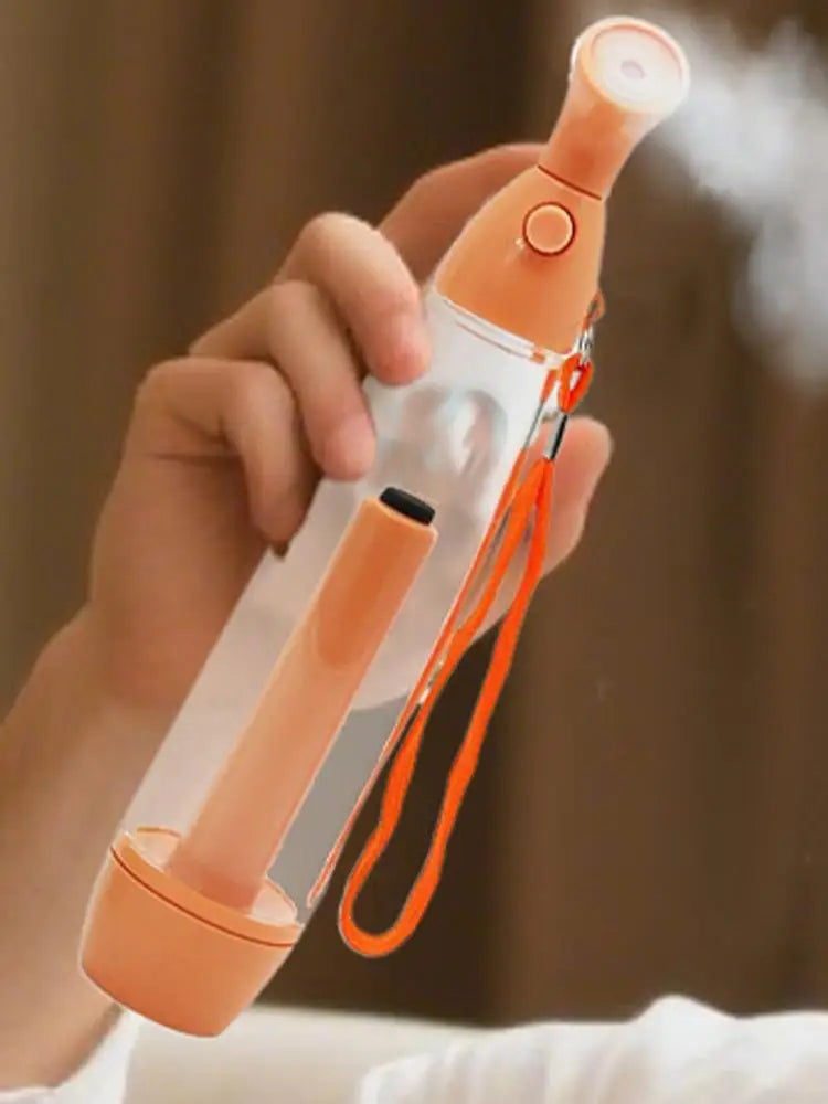 Mist Spray Bottle Moisturizing Facial Mister Atomization Humidifier Manual Steamer Hydrating Humidifier Portable Skin Care Tool