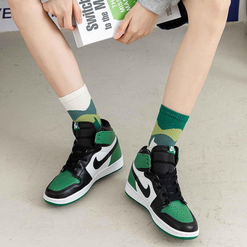 Asymmetrical Street Style Crew Socks