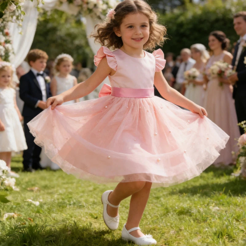 Elegant Bow Princess Party Dress