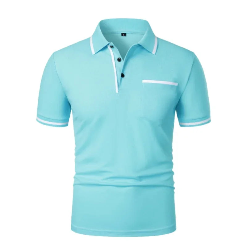 Slim Breathable Summer Pocket Polo