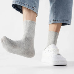 Plus Size Cotton Crew Socks