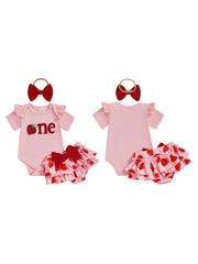 Floral Ruffle Toddler Summer Set
