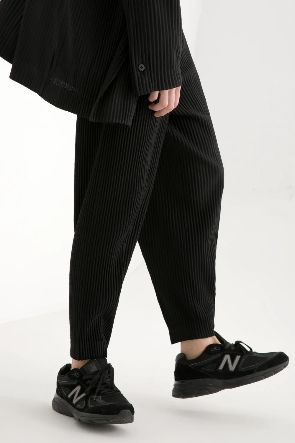 Japanese Pleated Streetwear Suit Pants