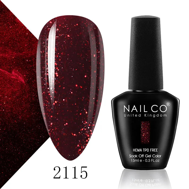 NAILCO 15ml Nail Gel Polish Semi Permanent UV Varnish Nails Art Gel Vernis Manicure TOP BASE Nails Products Supplies Equipment