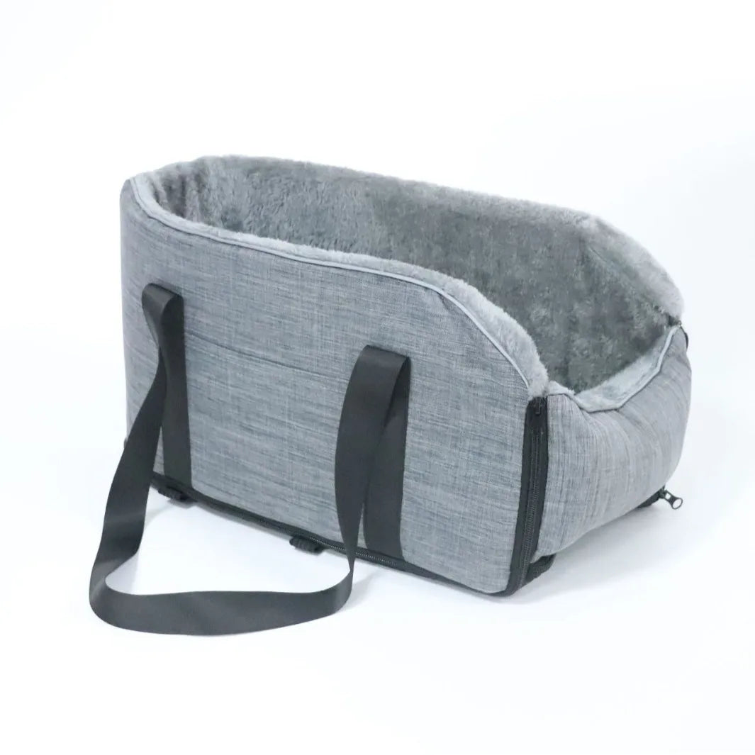 Safe Travel Pet Car Seat with Detachable Armrest Pillow Lift Seat Safety Buckle and Central Control Fo Dogs Cats Pet Supplies