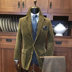 Corduroy Casual Suit Jacket