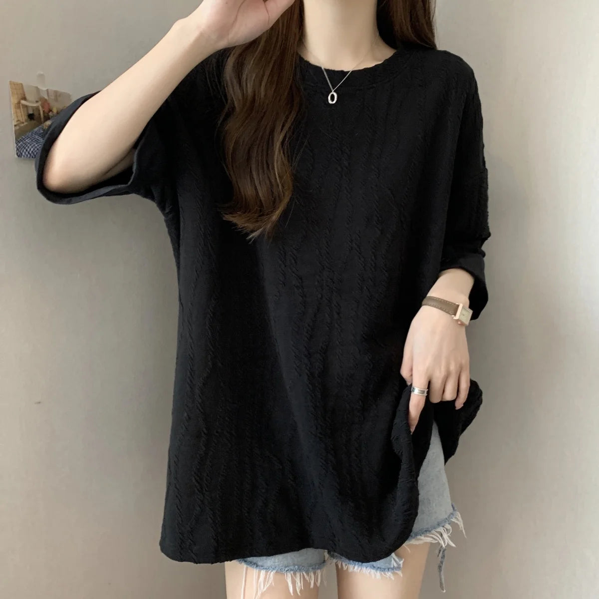 Loose Korean Casual Tee Women