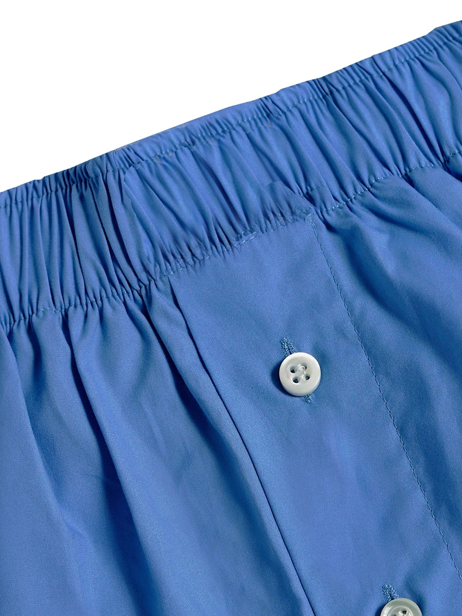 Elastic Waist Solid Summer Shorts