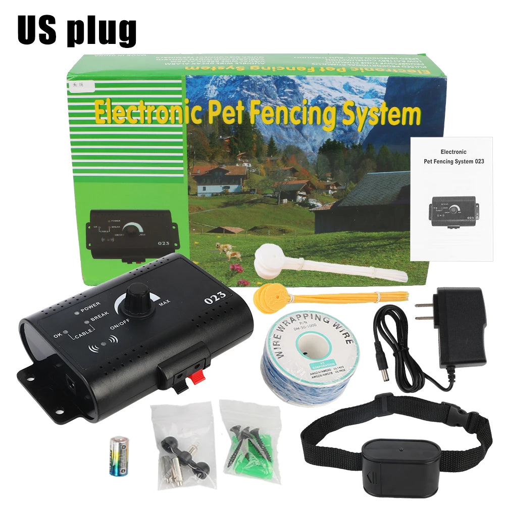 Dog Training Collar Pet Accessories Electronic Pet Fence System Containment Waterproof Electric Dog Fence Sound Shocked Collar